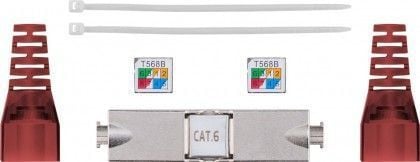 CAT6 in-line coupler slim