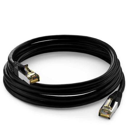 Cat6a S/FTP LSZH 0.5M Black