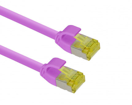 Ultra slim Patchkabel S/FTP Cat 6A Magenta 5 M