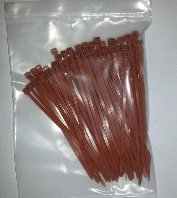 Tyraps 100pcs 200mm Brown