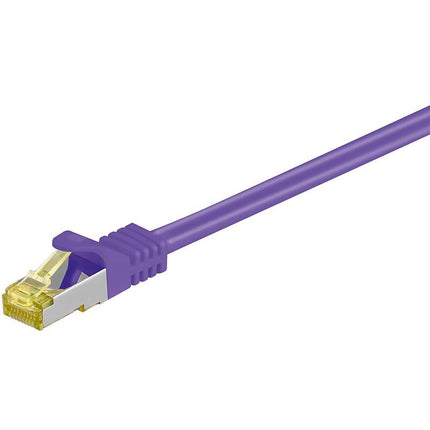 Cat7 15M Paars SSTP/PiMF halogeenvrij patchkabel