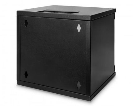 6U wandmontagekast 330x312x300 mm (BxHxD) , zwart
