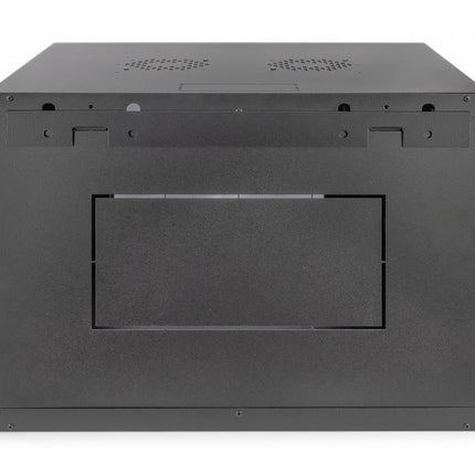 9U wall mounting cabinet, Dynamic 478x600x450 mm, color black (RAL 9005)