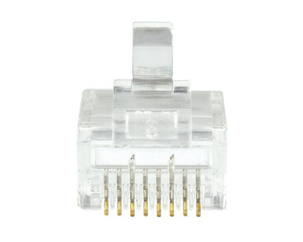 CAT6a Connector RJ45 - UTP 50 stuks voor soepele en stugge kabel