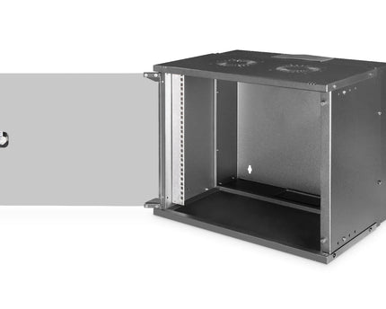 9U wandmontagekast, SOHO PRO 460 x 540 x 400 mm, zwart