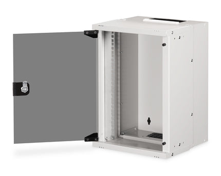 10" 9U wall mounting cabinet, SOHO PRO 460 x 315 x 300 mm, gray