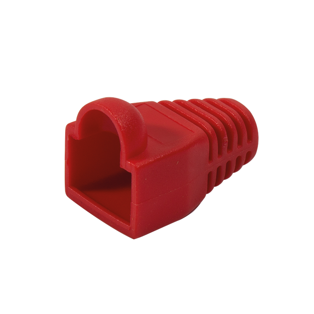 Strain Relief Boot RJ45 10pcs 6mm Red