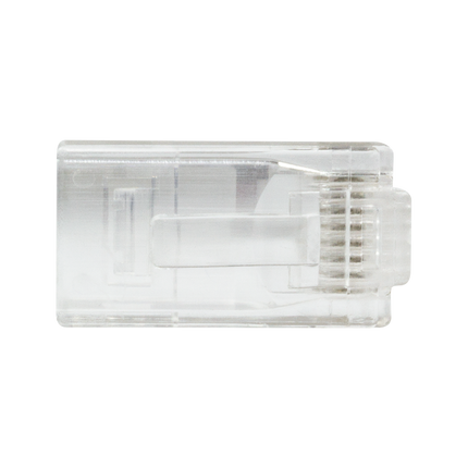 CAT6 EZ-RJ45 connector - UTP 100 pieces for stranded and solid cable