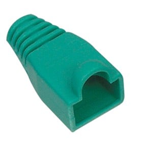 Strain Relief Boot RJ45 10pcs 6mm Green