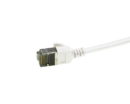 CAT6a U/FTP Ultraflex, 100% koper, wit, 3M