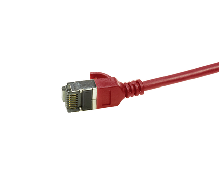 CAT6a U/FTP Ultraflex, 100% koper, rood, 1M