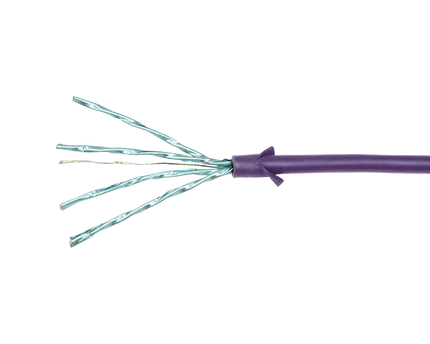CAT6a U/FTP Ultraflex, 100% koper, paars, 5M