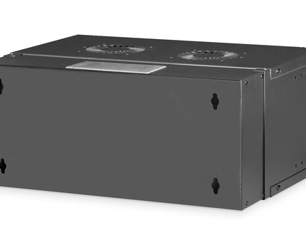 4U wandmontagekast, SOHO PRO 240 x 540 x 400 mm, zwart