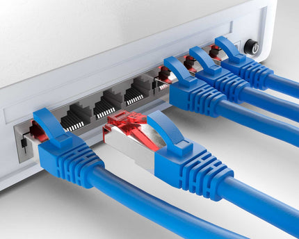 Cat6 S/FTP LSZH 1.5M Blue