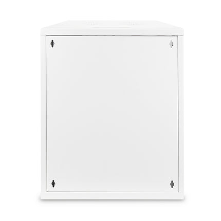 12U wandkast, SOHO, ongemonteerd 595x540x400 mm, volledig glazen voordeur, grijs