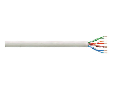 CAT6 U/UTP installatiekabel LSZH Grijs 305M 100% koper