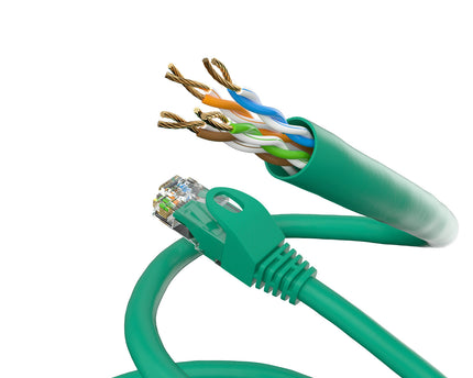 Cat6 0.25M groen UTP kabel