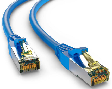 Cat6a S/FTP PIMF LSZH Blauw 0.25 meter