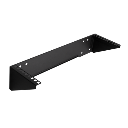 19" vertical wall mount bracket 3U black