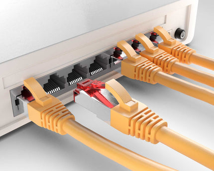 Cat6 S/FTP PIMF LSOH geel 3 meter