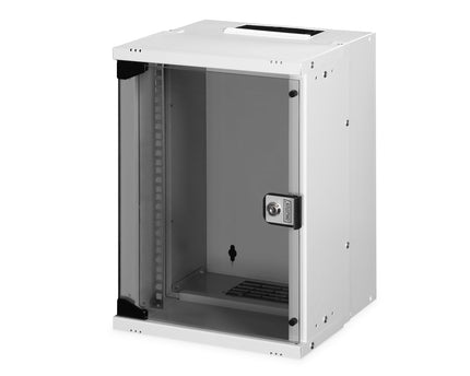 10" 9U wall mounting cabinet, SOHO PRO 460 x 315 x 300 mm, gray
