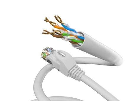 Cat5e 50M Grijs UTP kabel