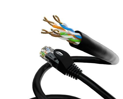 Cat5e 1.5M Zwart UTP kabel