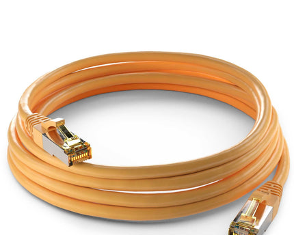 CAT6a S/FTP PIMF LSZH Geel 1 meter