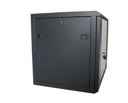 18U wandkast met glazen deur 600x600x905mm