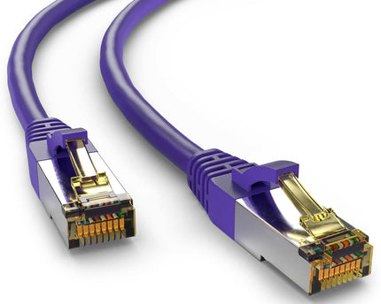 Cat6a S/FTP LSZH 0.25M Violet