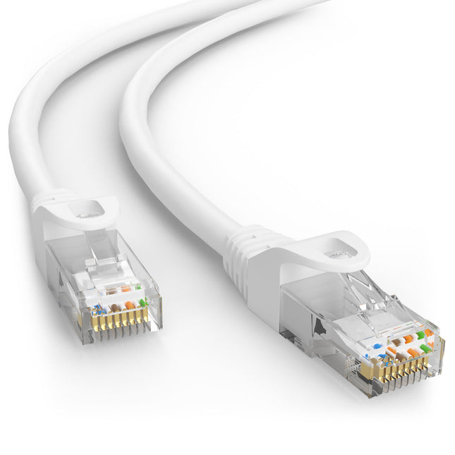 Cat6 1M wit UTP kabel