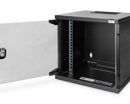 10 inch 6U wandkast 312x300x330 mm zwart
