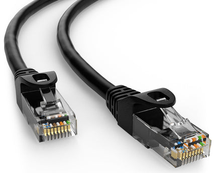 Cat5e 1M Zwart UTP kabel