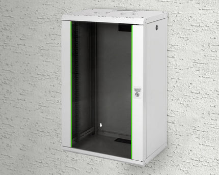 20U wall mounting cabinet, Unique 998x600x450 mm, color gray (RAL 7035)