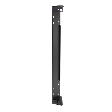 19" vertical wall mount bracket 1U black