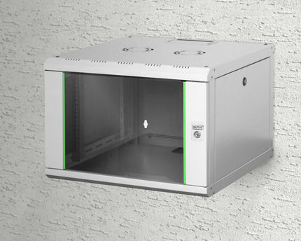 7U wandmontagekast, Unique 420x600x600 mm, kleur grijs (RAL 7035)