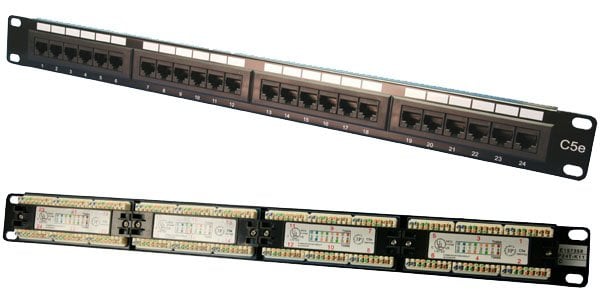 Cat5e Patch Panel 24 Port RJ45