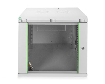 9U wandkast, Dynamic Basic 600x600x478 mm, kleur grijs (RAL 7035)