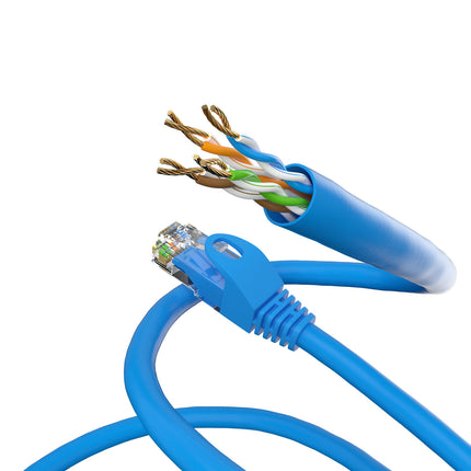 Cat6 10M U/UTP Blue