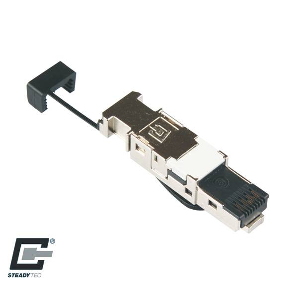 CAT7 Toolless Connector RJ45 - STP voor stugge kabel