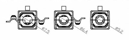 CAT6a RJ45 Connector Toolless - UTP voor soepele en stugge kabel