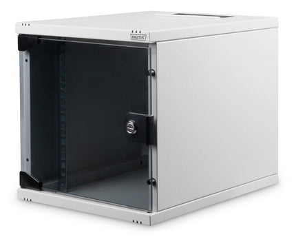 10 inch 6U wandkast 330x312x400  mm (BxHxD) , Grijs