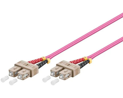Glasvezelkabel duplex OM4 50/125 SC - SC 1 M - Networkdiscount.com