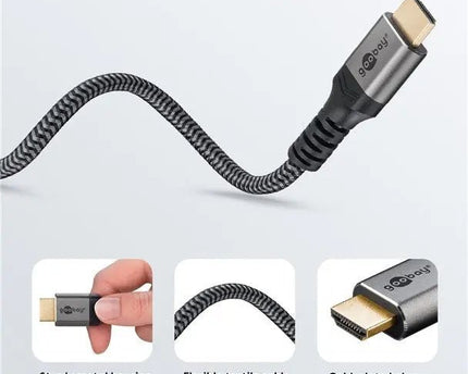 High - Speed HDMI™ - kabel 4K 60Hz 0.5M - Networkdiscount.com