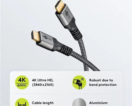 High - Speed HDMI™ - kabel 4K 60Hz 0.5M - Networkdiscount.com