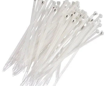 Kabelbinders 300mm wit 100 stuks - Networkdiscount.com