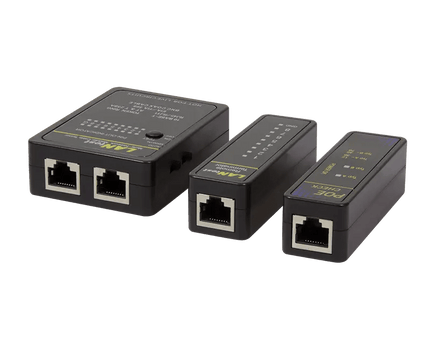 Kabeltester RJ11, RJ12, RJ45, BNC en PoE - Networkdiscount.com