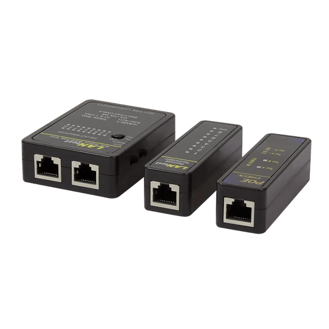 Kabeltester RJ11, RJ12, RJ45, BNC en PoE - Networkdiscount.com