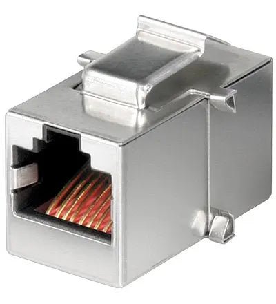 Keystone Jack CAT 6 afgeschermd 2 x RJ45 STP aansluiting - Networkdiscount.com