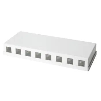 Keystone opbouwdoos 8 poorts wit - Networkdiscount.com